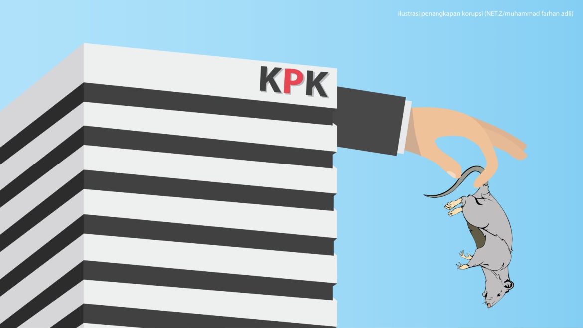 Ilustrasi KPK ciduk tersangka kasus korupsi.