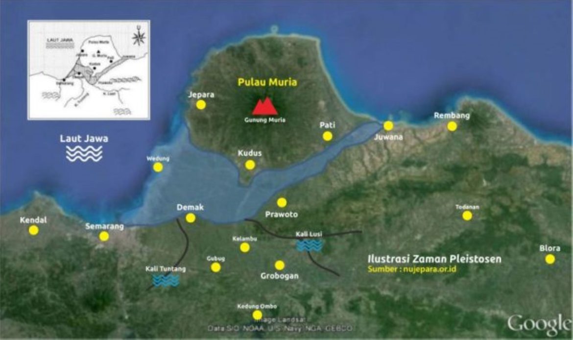 selat muria dan banjir demak-kudus