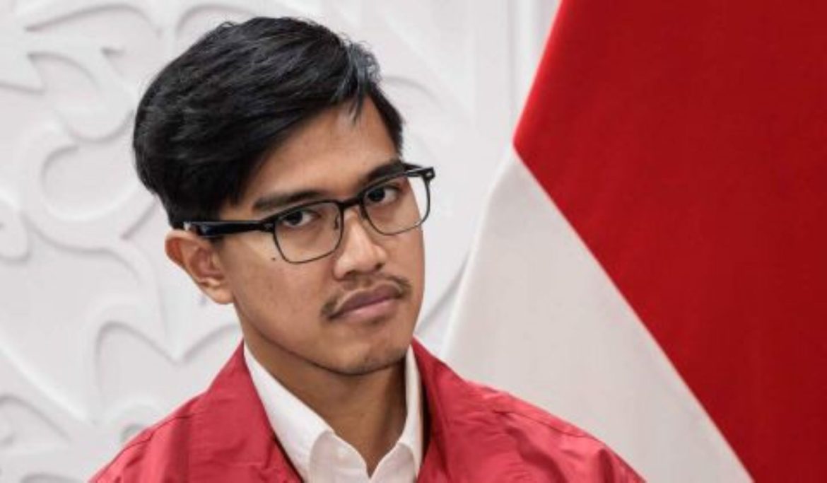 Putra bungsu Presiden Jokowi, cum Ketua Umum PSI, Kaesang Pangarep.