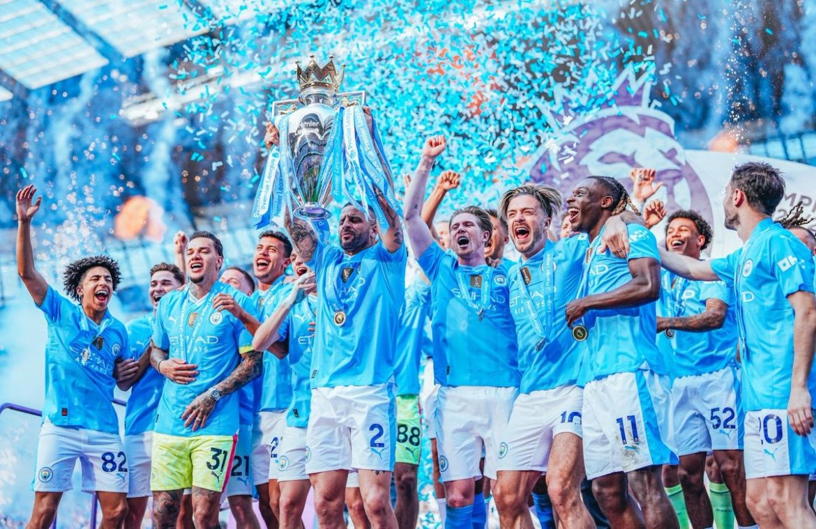 Manchester City menjadi juara Liga Inggris musim 2023-2024. The Citizens catatkan rekor langka Liga Inggris, juara 4 kali beruntun.