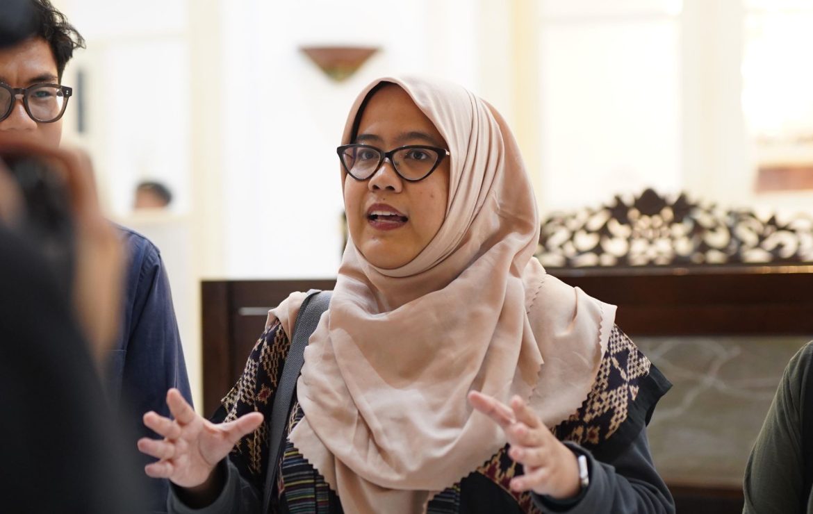 Head of Legal PSPK Mandira Bienna Elmir, berdiskusi dengan Bupati Kediri Himawan Hanindhito Pramana (Mas Dhito) untuk majukan pendidikan di Kediri.