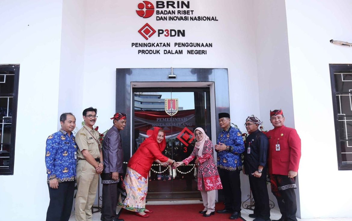 Wali Kota Semarang Hevearita Gunaryanti Rahayu (Mbak Ita) resmikan co-working space BRIDA, di Semarang, pada Senin (20/5/2024).