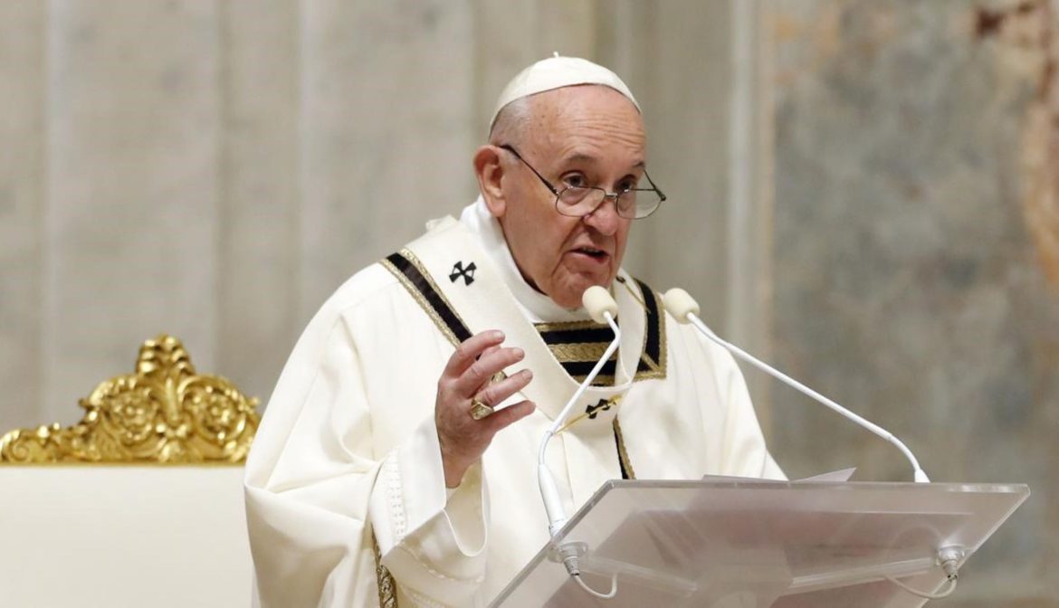 Paus Fransiskus (Remo Casilli/Pool Photo via AP)