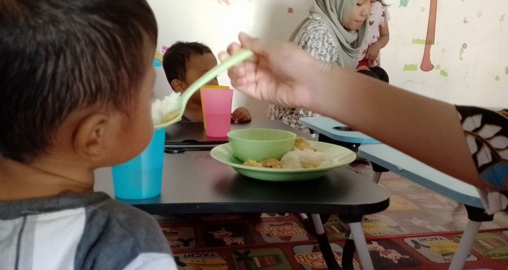 Salah satu gambaran aktifitas di Rumah Pelita