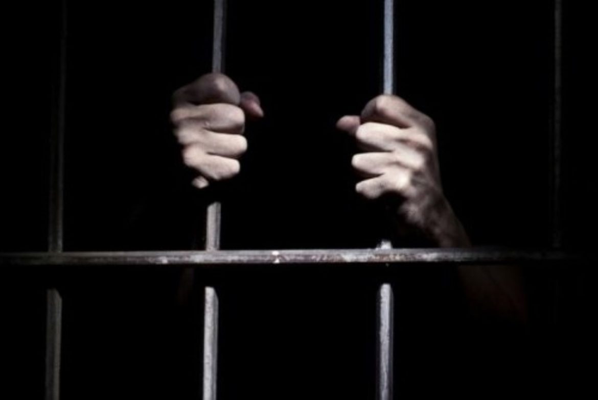 Ilustrasi narapidana di dalam penjara.