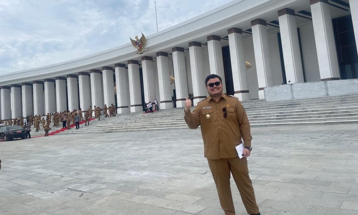 Bupati Kediri Hanindhito Himawan Pramana (Mas Dhito) saat berada di Istana Negara IKN.
