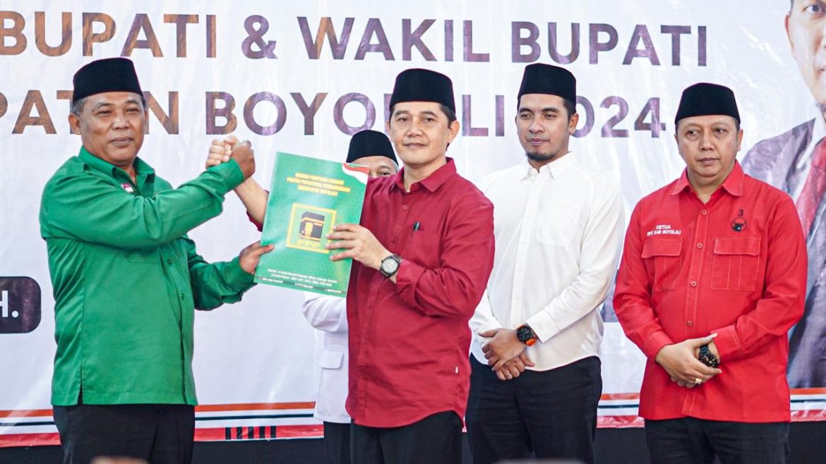 Pilkada Boyolali PDIP usung Marsono-Saiful bersama PKS dan PPP.
