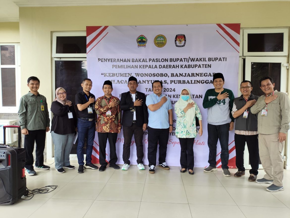 Dua Bakal Pasangan Calon Bupati dan Wakil Bupati Banjarnegara