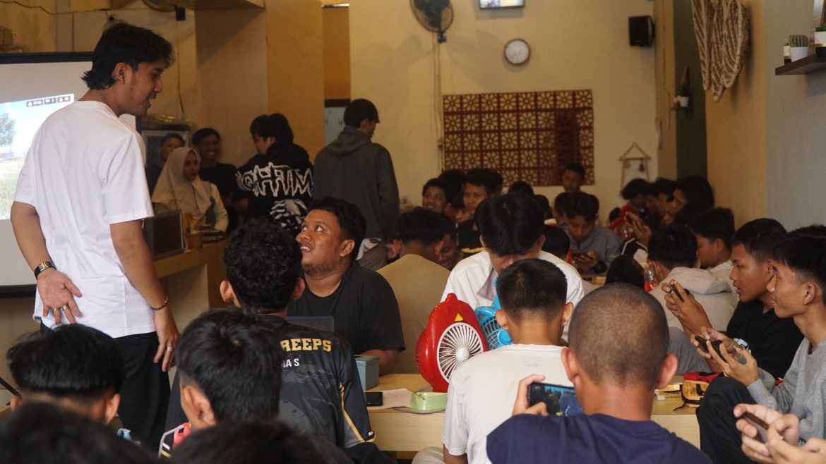 Bima hadiri turnamen e-sport yang digelar relawan Bima-Mujab.