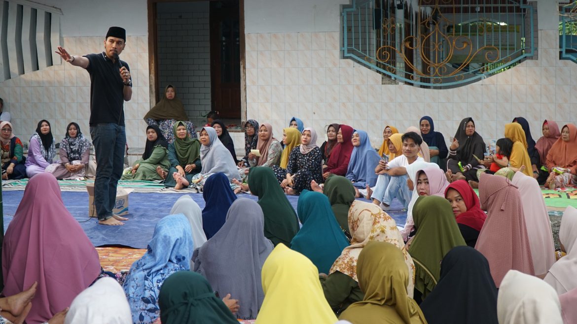 Cabup Tegal, Bima Sakti, disambut hangat oleh Fatayat NU Wringin Jenggot, Balapulang.