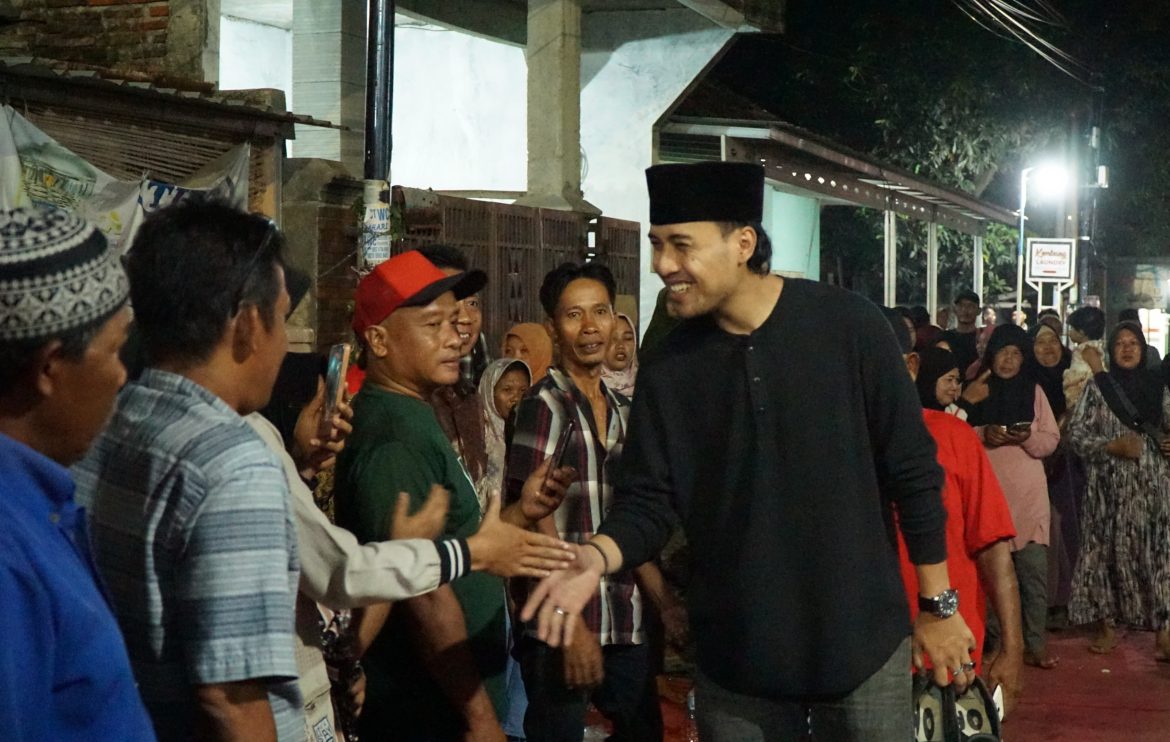 Pendekar Perguruan Silat Sukma Lelana mendeklarasikan dukungan terhadap paslon Bupati Tegal nomor urut 01, Bima Sakti-Syaeful Mujab.