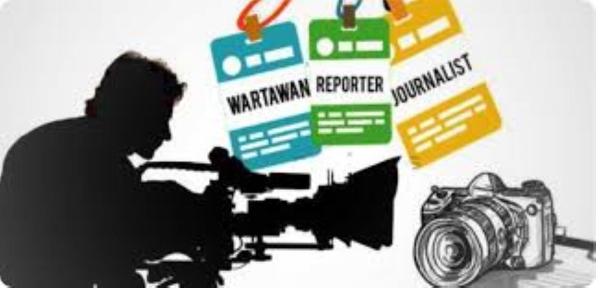 Ilustrasi wartawan.