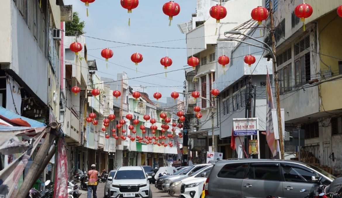 Ilustrasi Kawasan Pecinan Kota Semarang.