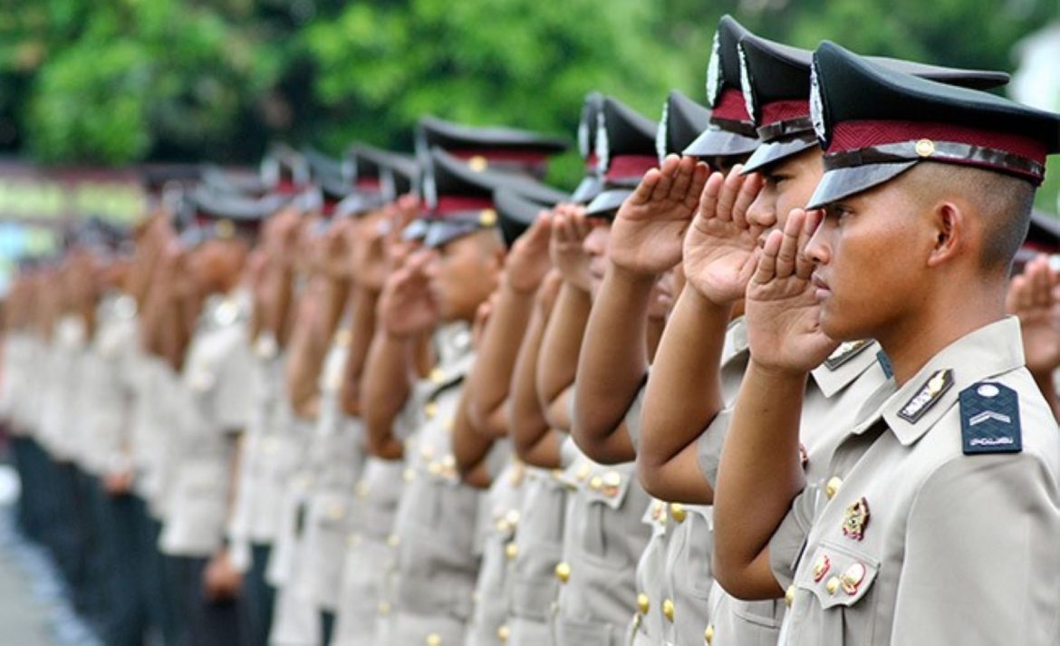 Ilustrasi Bintara Polri.