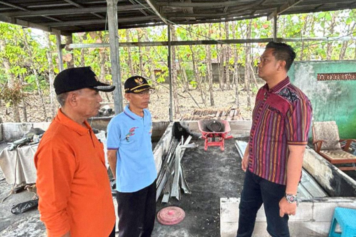 Rumah Warga Kalikebo Hangus Bupati Klaten Datangi Lokasi dan Bawa Bantuan