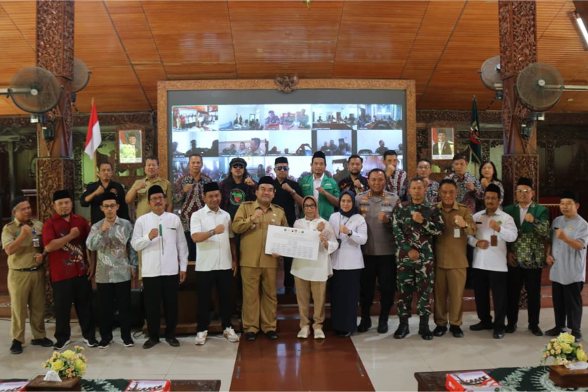 Blora Sepakat Tolak Kekerasan, Forkopimda Gelar Deklarasi Damai dan Doa Lintas Agama